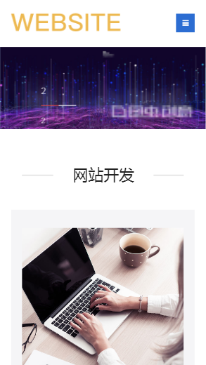 623-网站建设-蓝白